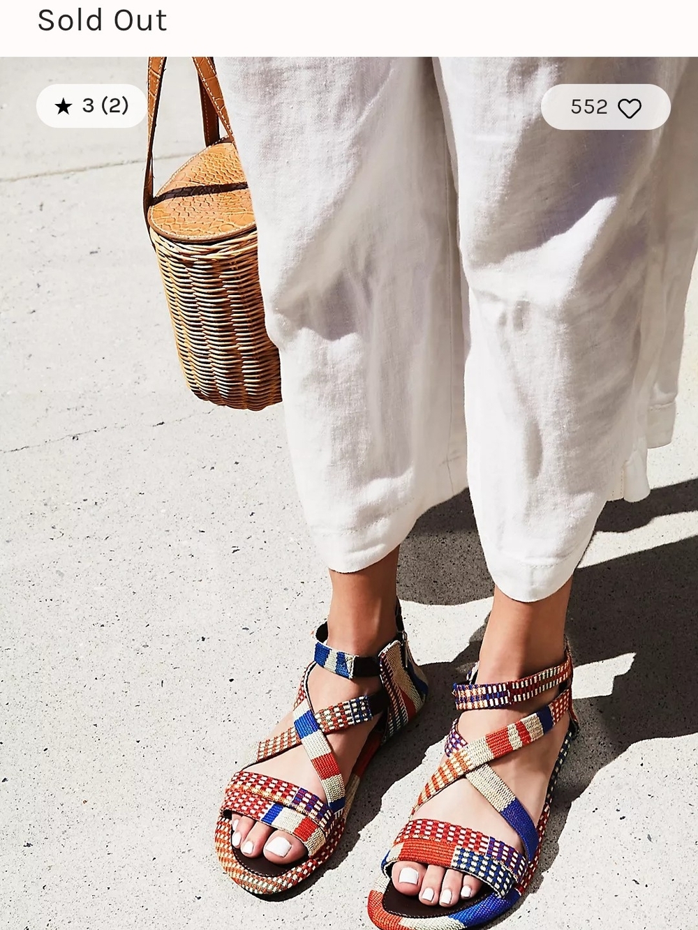 Kwame Baah Multicolor Woven Cross-Strap Women's Sandals